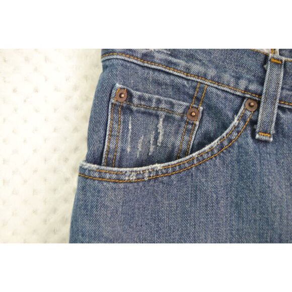 John B Stetson 1520 Men's 33x30 Medium Wash Standard Straight Leg Jeans - Picture 5 of 15